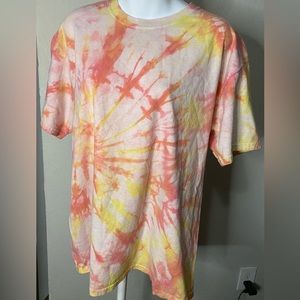 Tie-Dye T-shirt, Unisex Adult Size Large Hanes